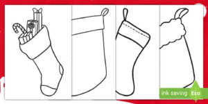 5 atividades de natal Pé Descalço e Twinkl meias de Natal